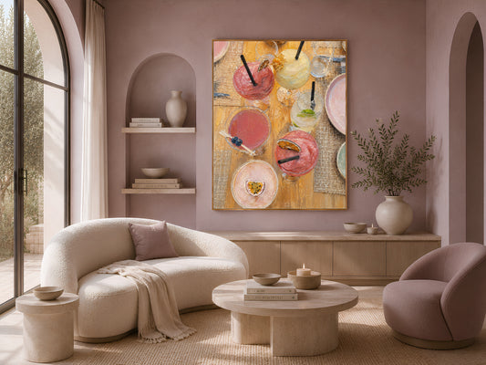 Cocktail Wall Art, Italian Summer Print - Digital Download