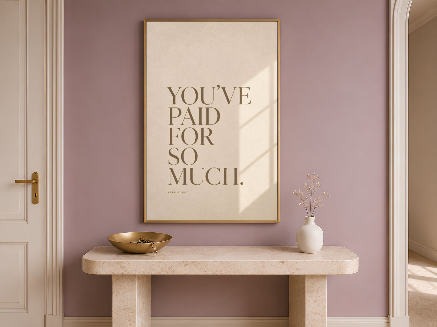 Neutral Quote Print - Digital Download