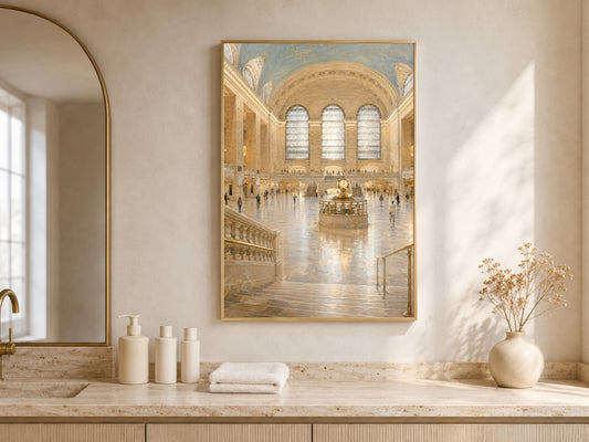 Grand Central Terminal Print, NYC Architecture Wall Art - Digital Download