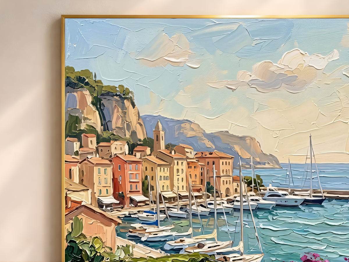 French Riviera Tennis Court Print, Old Money Aesthetic Wall Art - Digital Download