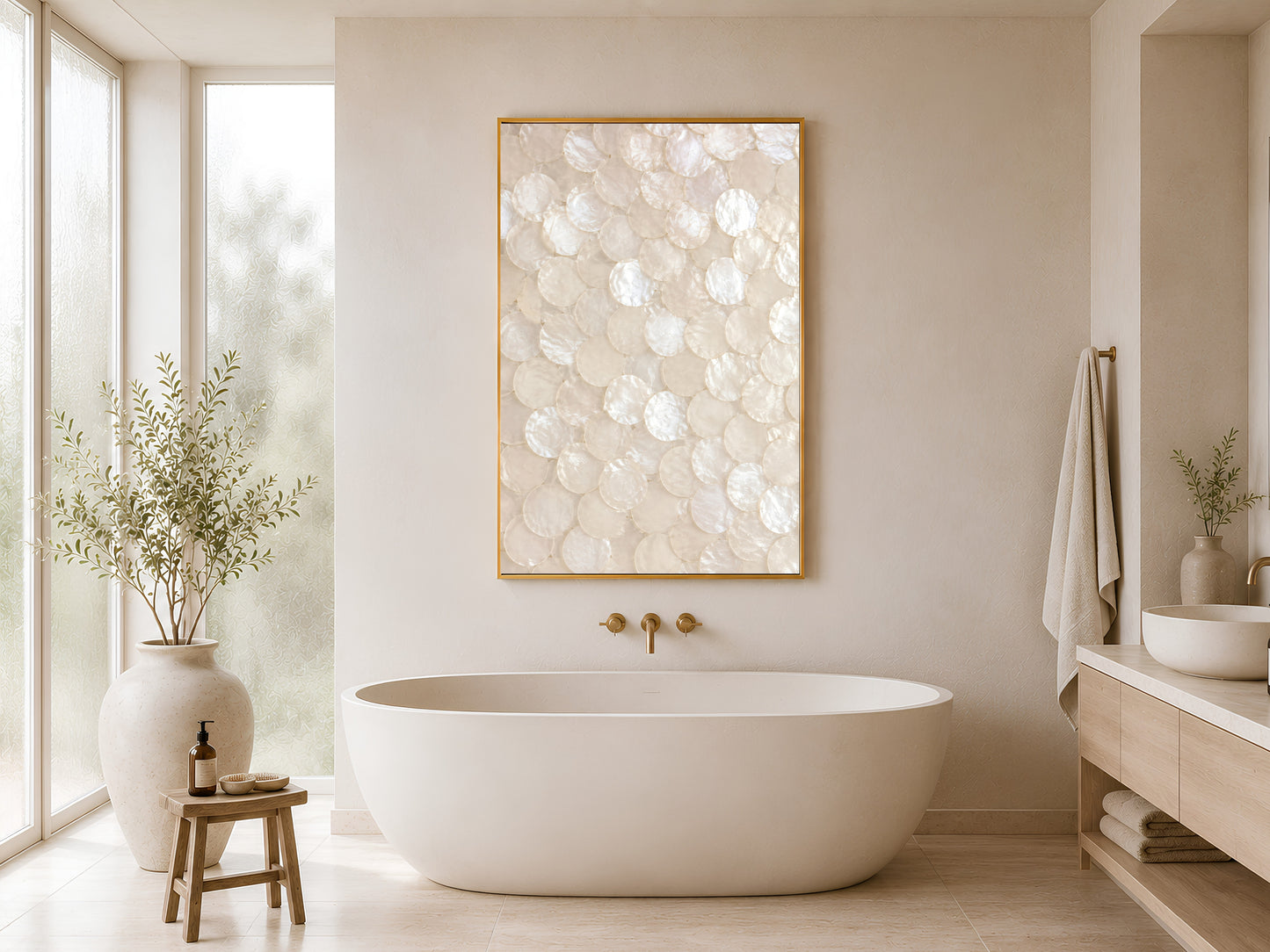 Capiz Shell Wall Art  — Digital Download