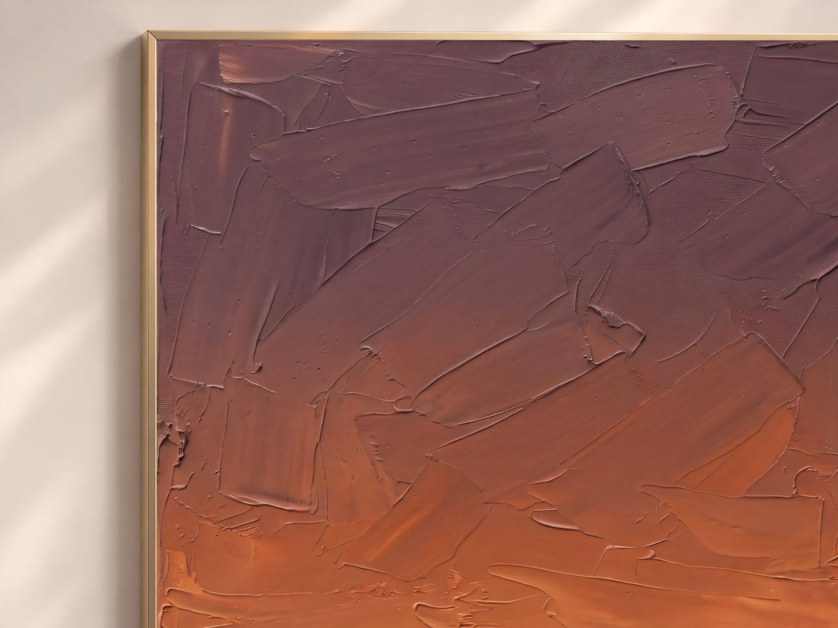 Color Field Wall Art, Impasto Oil Painting Print - Digital Download