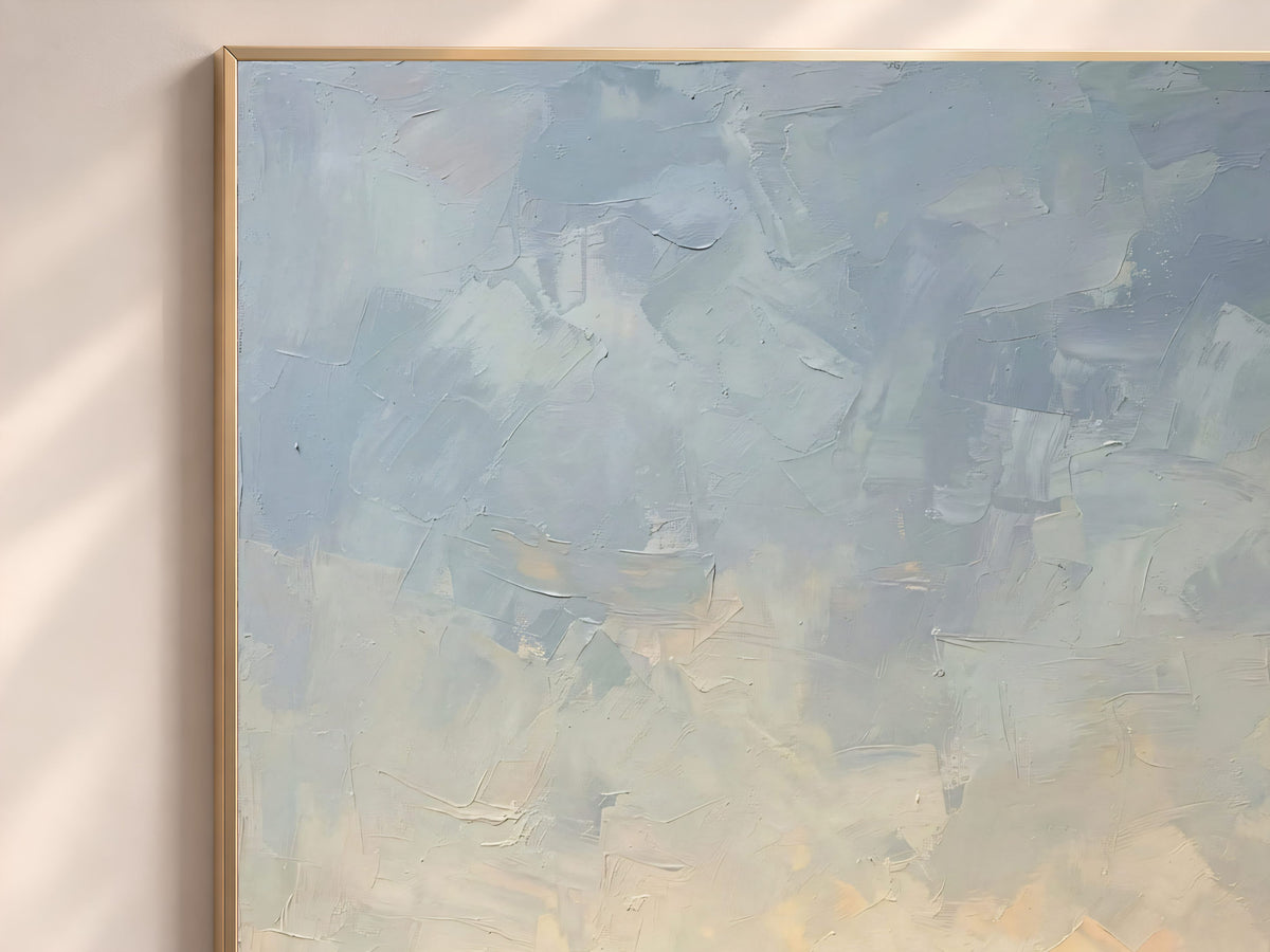 Wild Horses Running Wall Art, Impasto Oil Painting Print - Digital Download
