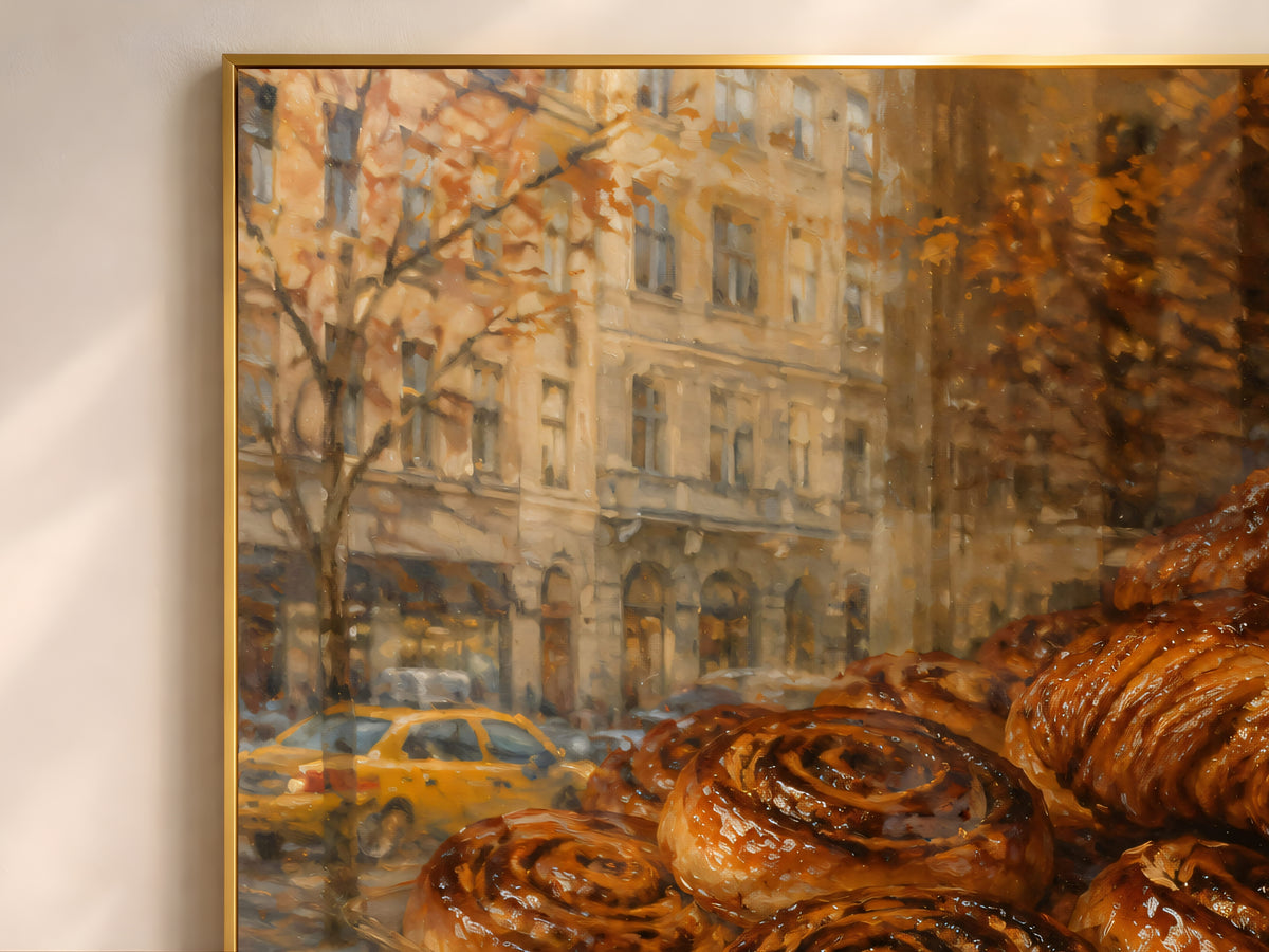 French Bakery Wall Art, Patisserie Print, Pastry Window Painting - Digital Download