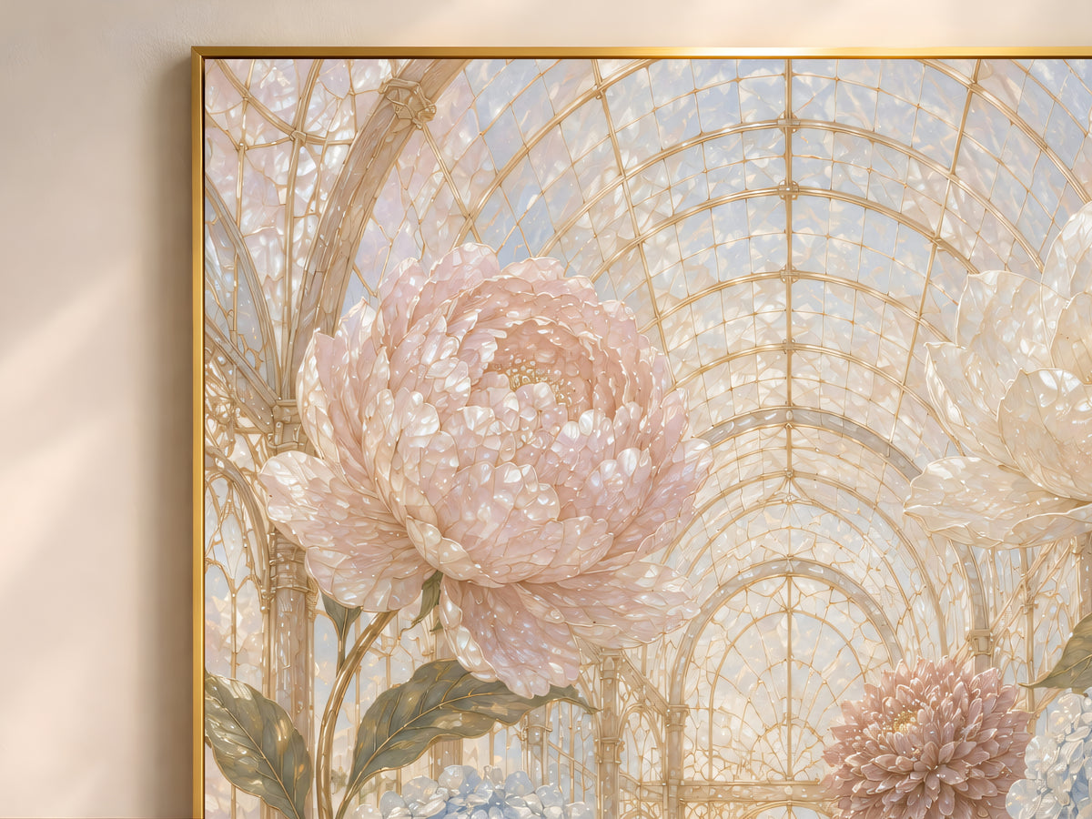 Giant Flower Wall Art, Fairycore Botanical Print - Digital Download