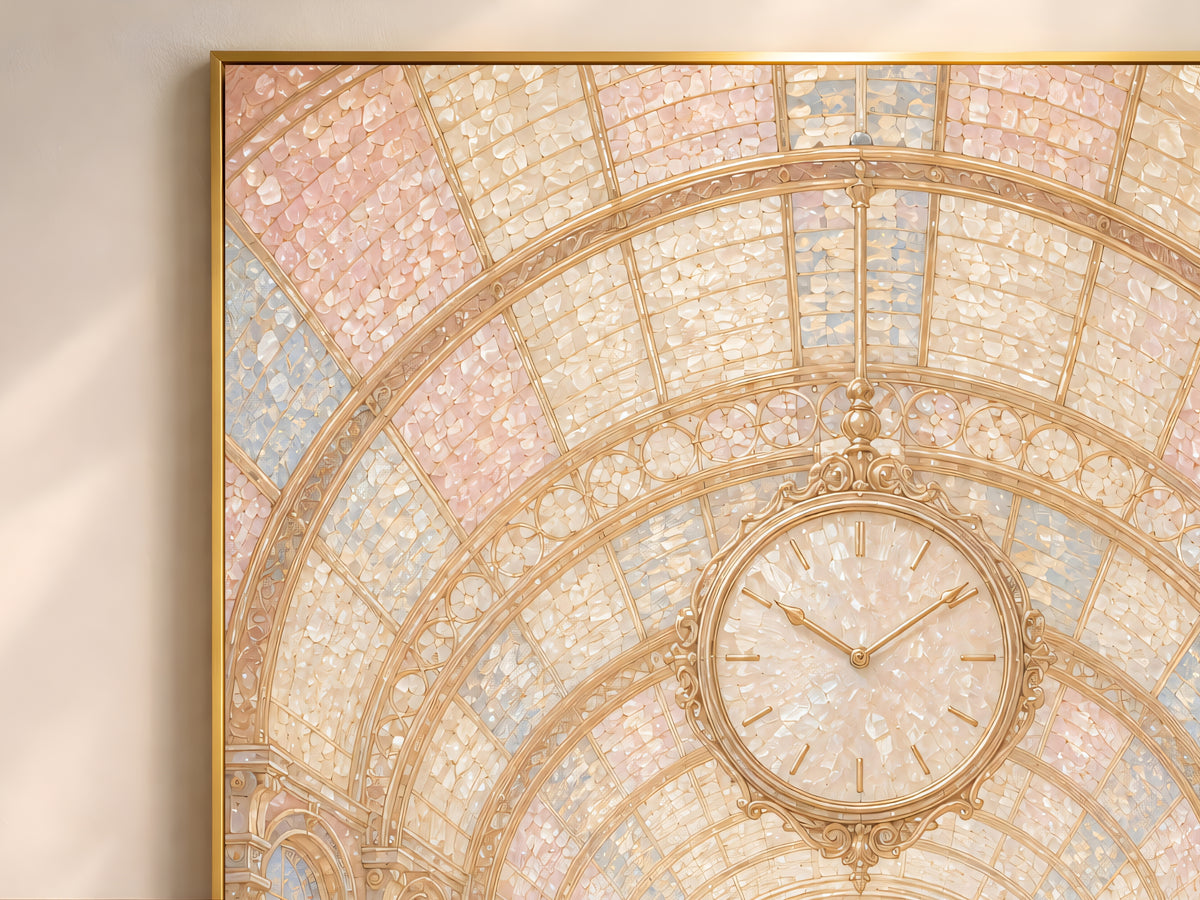 Vintage Train Station Wall Art, Opera Aesthetic Print - Digital Download