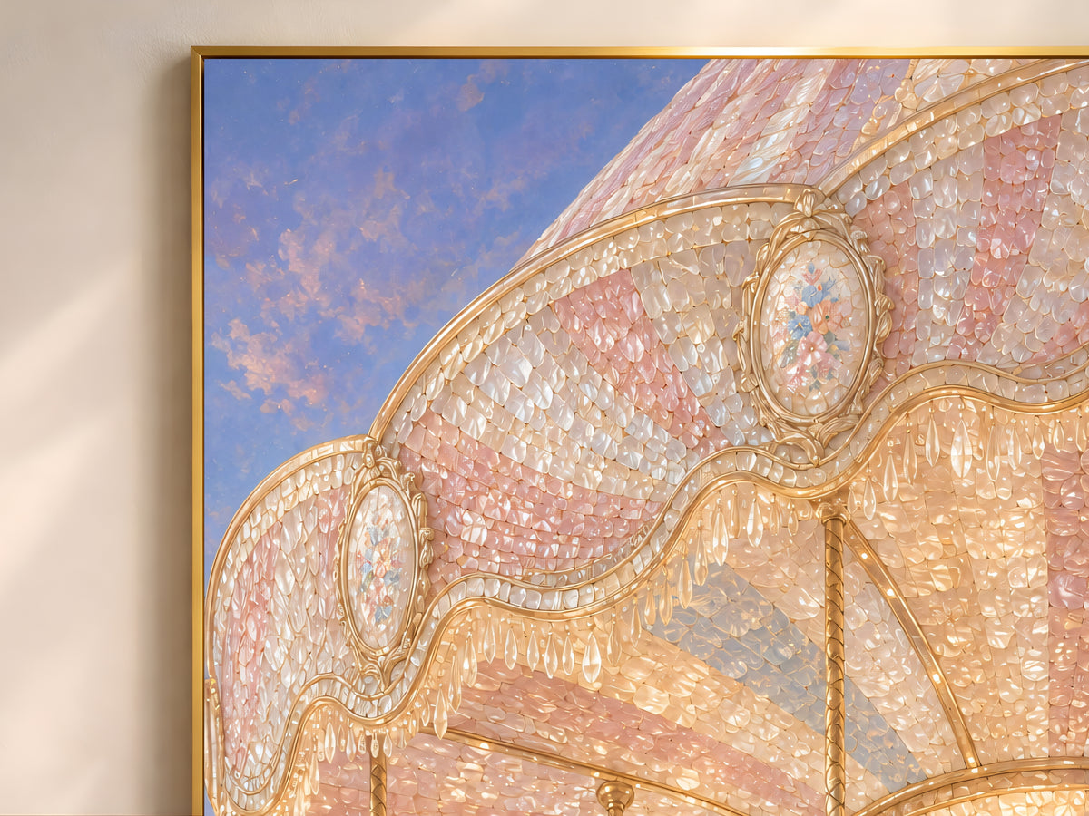 Carousel Horse Wall Art, Opera Aesthetic Print - Digital Download
