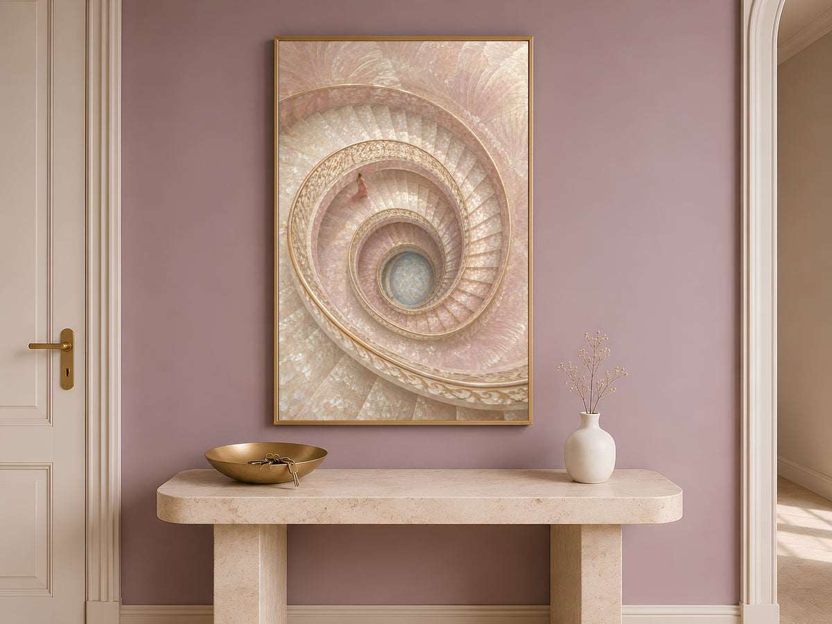 Spiral Staircase Wall Art, Opera Aesthetic Print - Digital Download