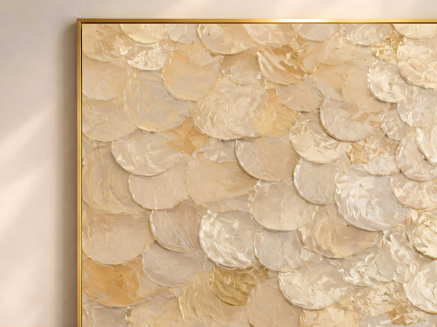 Gold Capiz Shell Wall Art - Digital Download