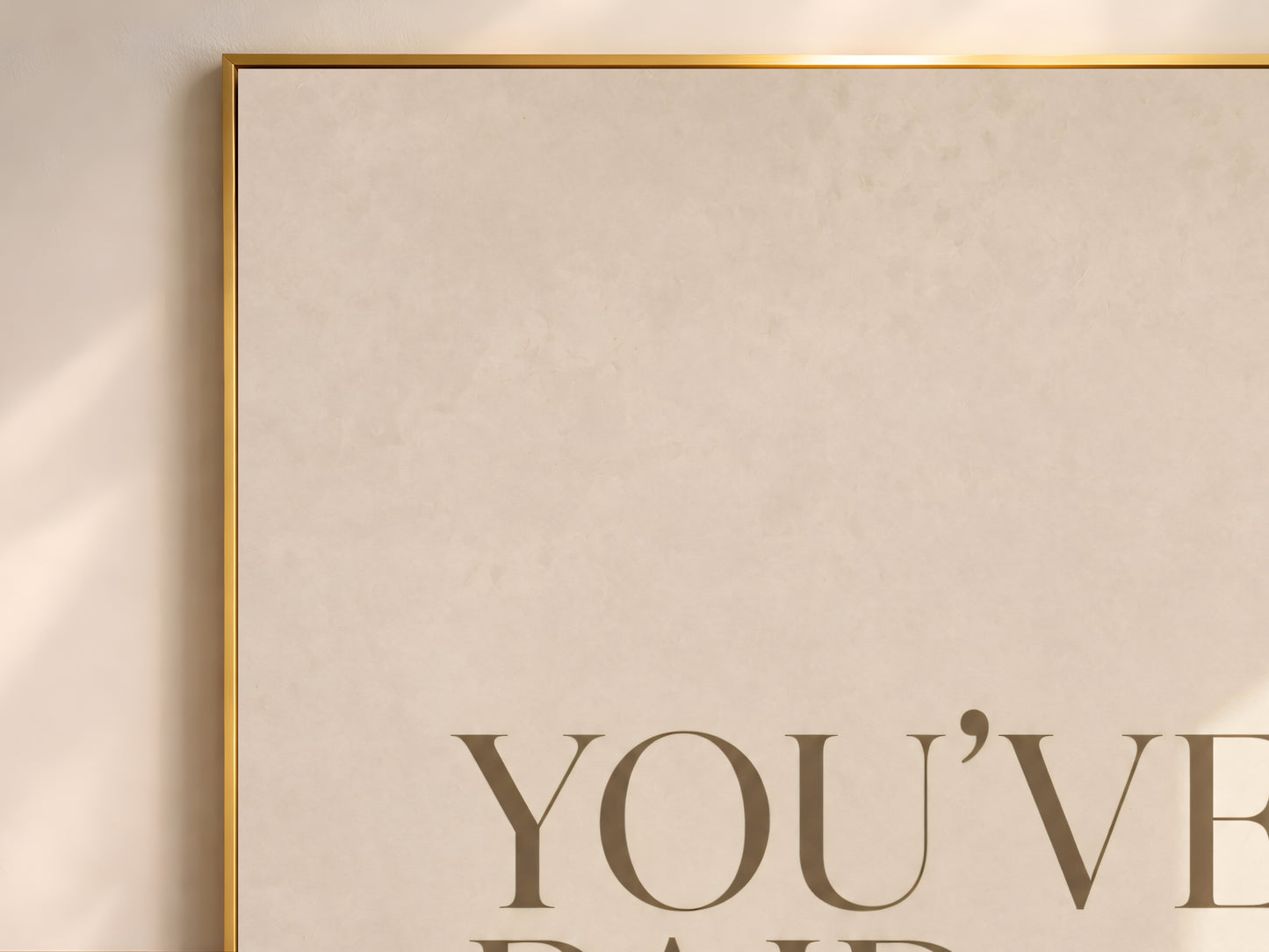 Neutral Quote Print - Digital Download