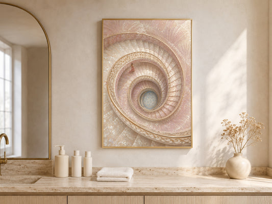 Spiral Staircase Wall Art, Opera Aesthetic Print - Digital Download