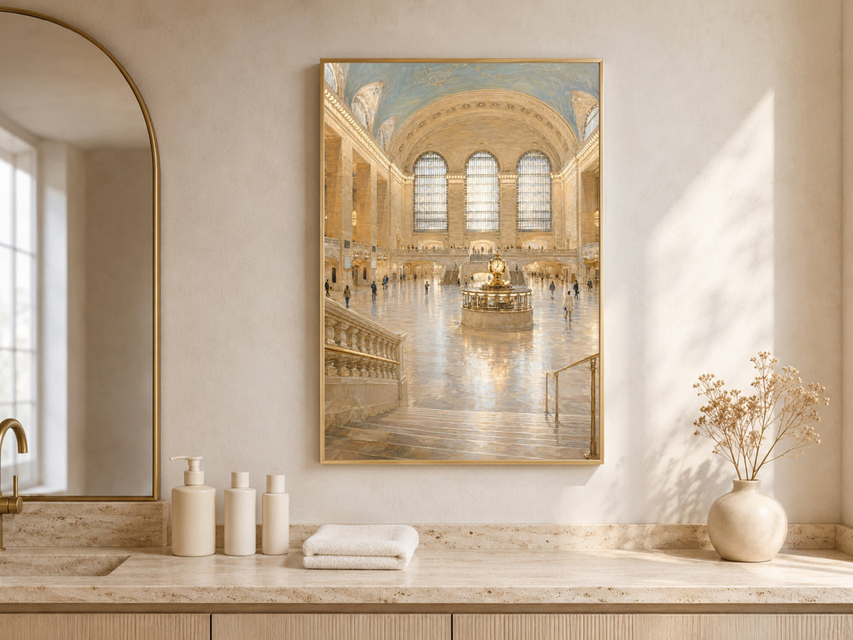 Grand Central Terminal Print, NYC Architecture Wall Art - Digital Download