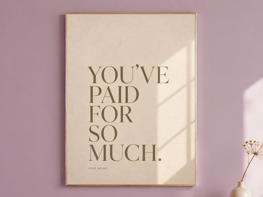 Neutral Quote Print - Digital Download