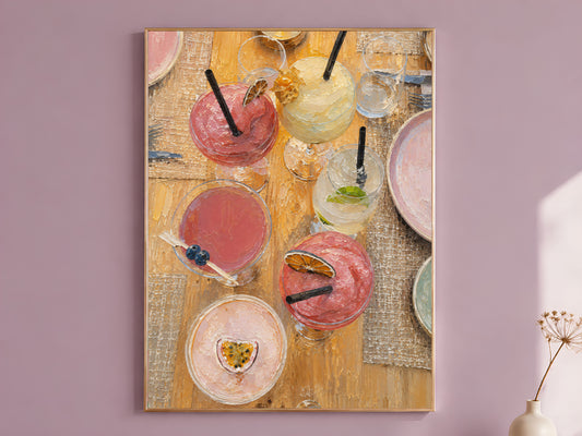 Cocktail Wall Art, Italian Summer Print - Digital Download