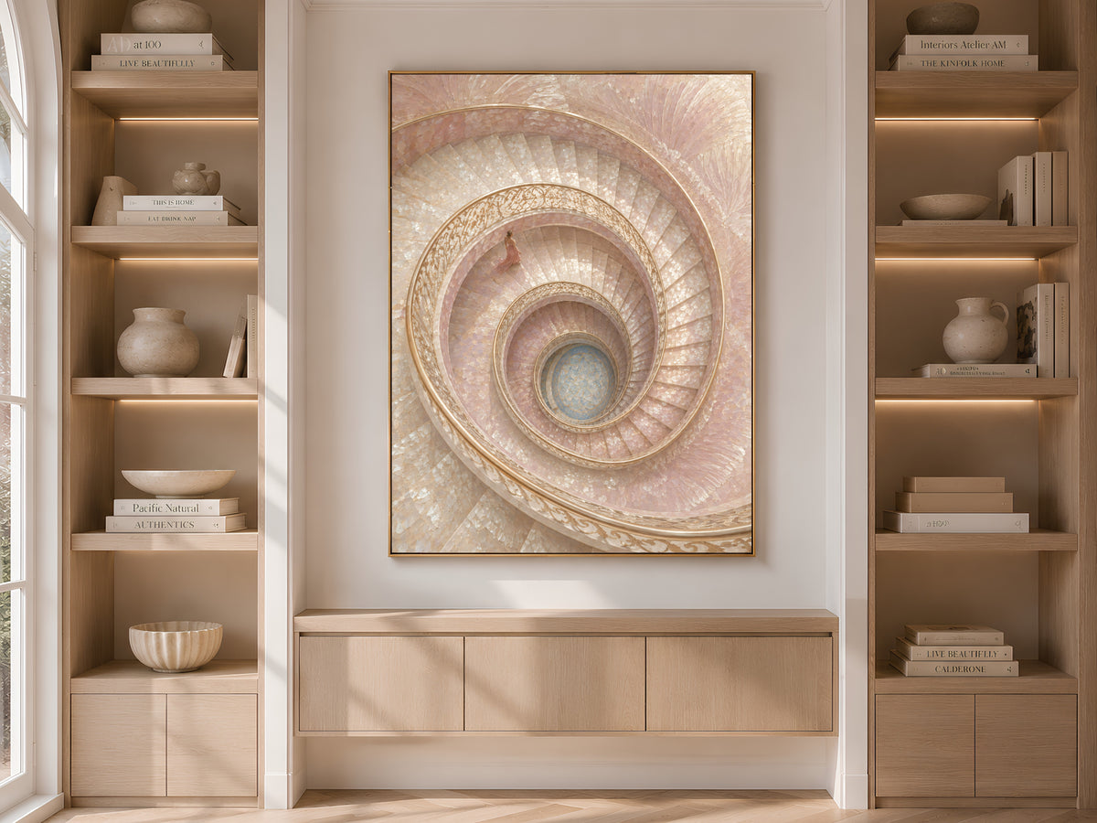 Spiral Staircase Wall Art, Opera Aesthetic Print - Digital Download