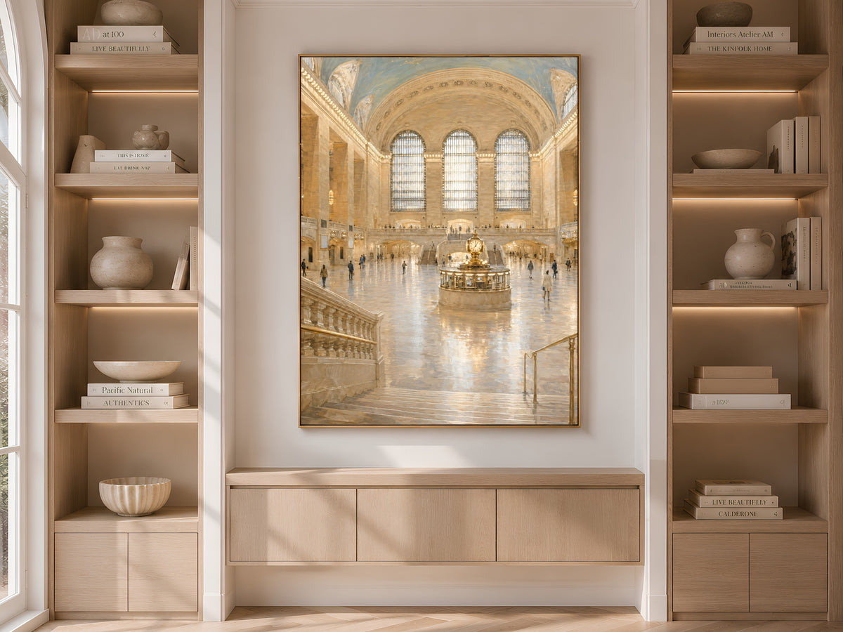Grand Central Terminal Print, NYC Architecture Wall Art - Digital Download