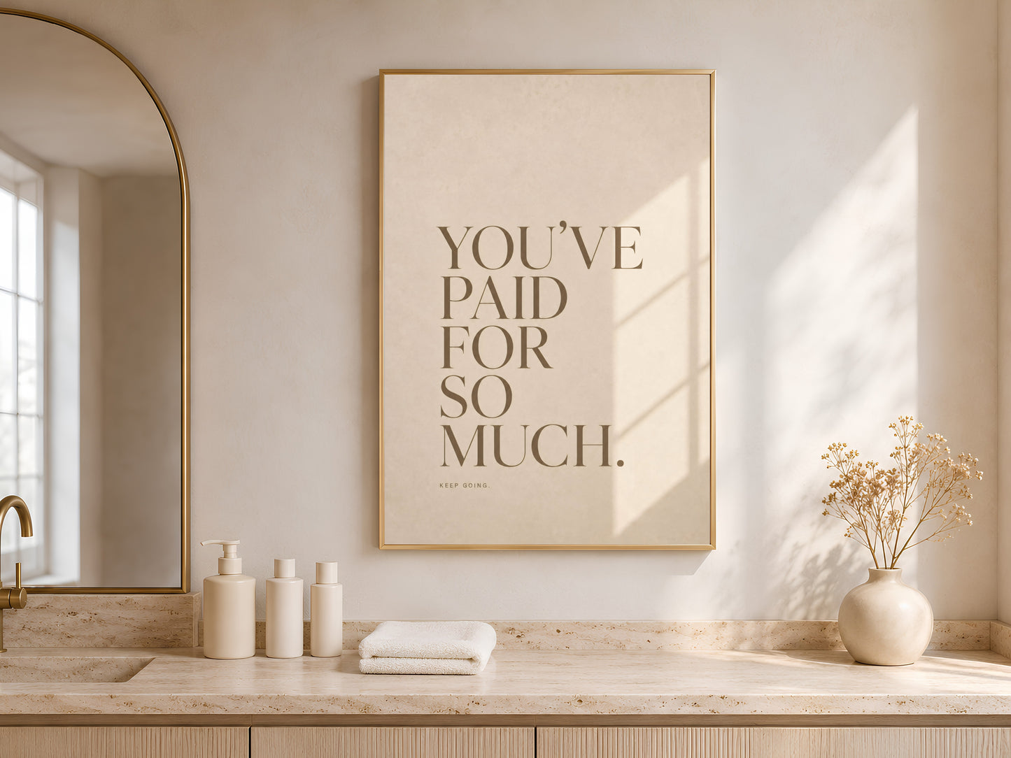 Neutral Quote Print - Digital Download