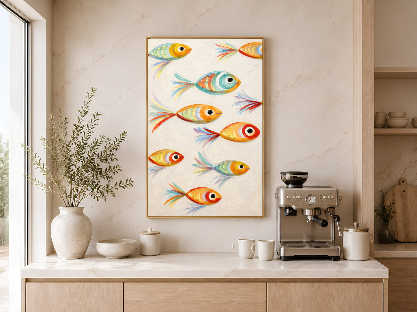 Colorful Fish Wall Art - Digital Download